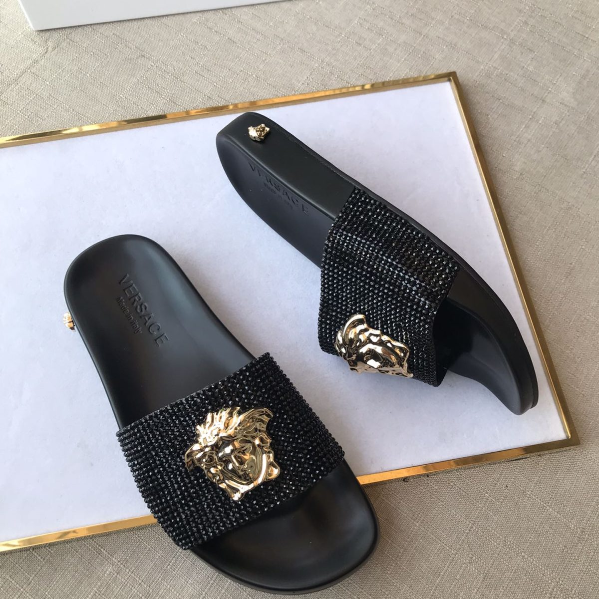 Versace Mens Women Sandals Gr. 36-46 - Image 8