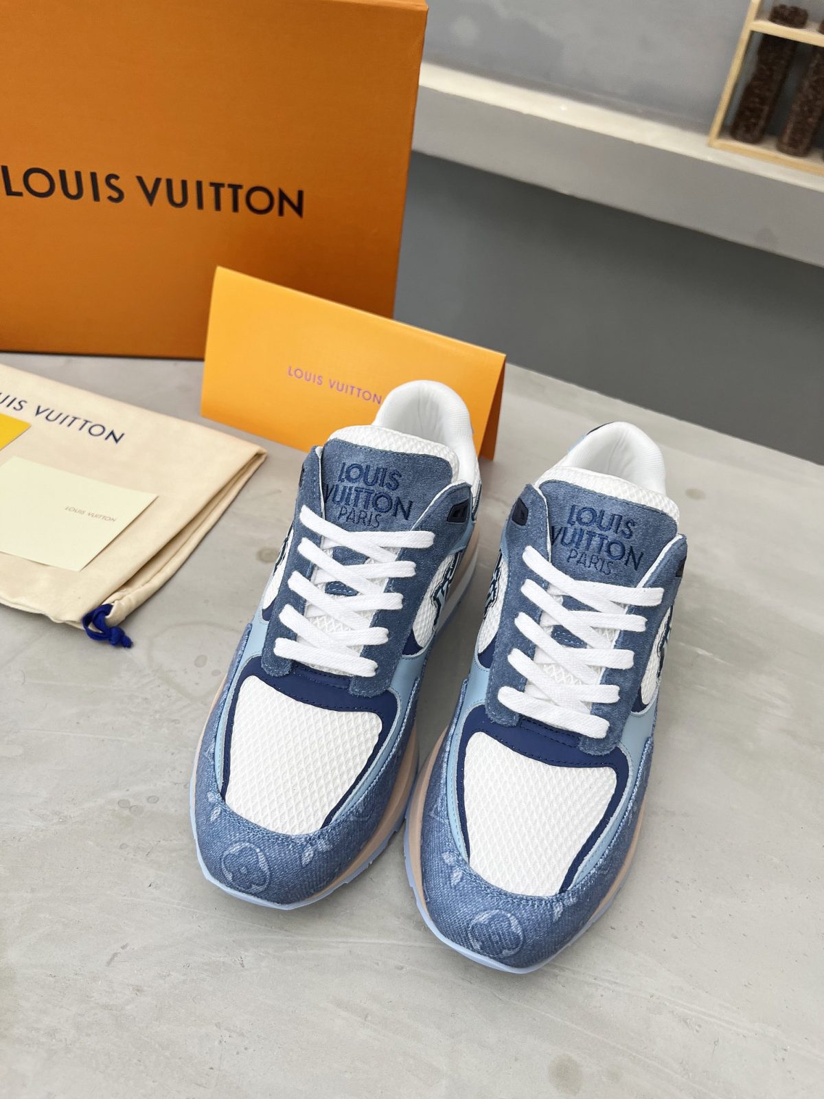 Louis Vuitton Run Away Sneaker Size 40-45 - Image 5