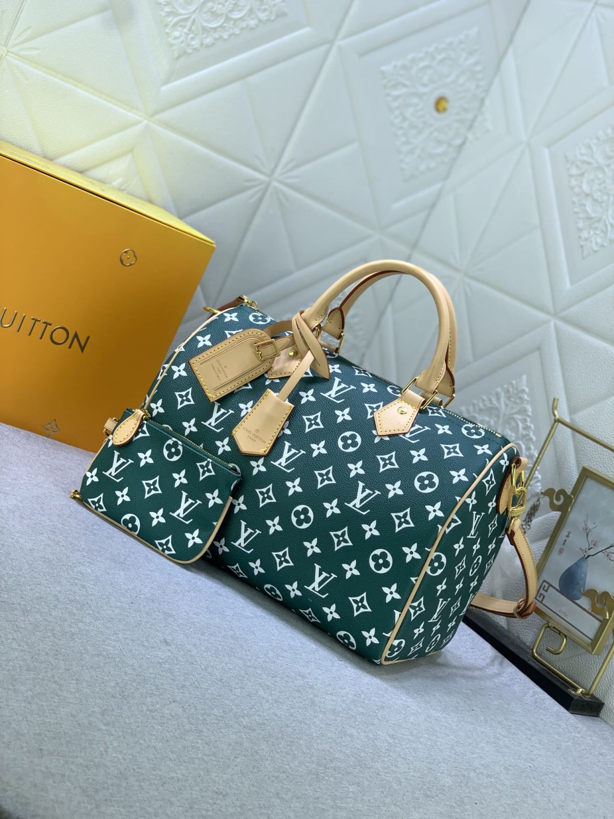 Louis Vuitton Speedy P9 Bandoulière 30 Monogram Leather Travel Bags Size 30*21*7cm - Image 2