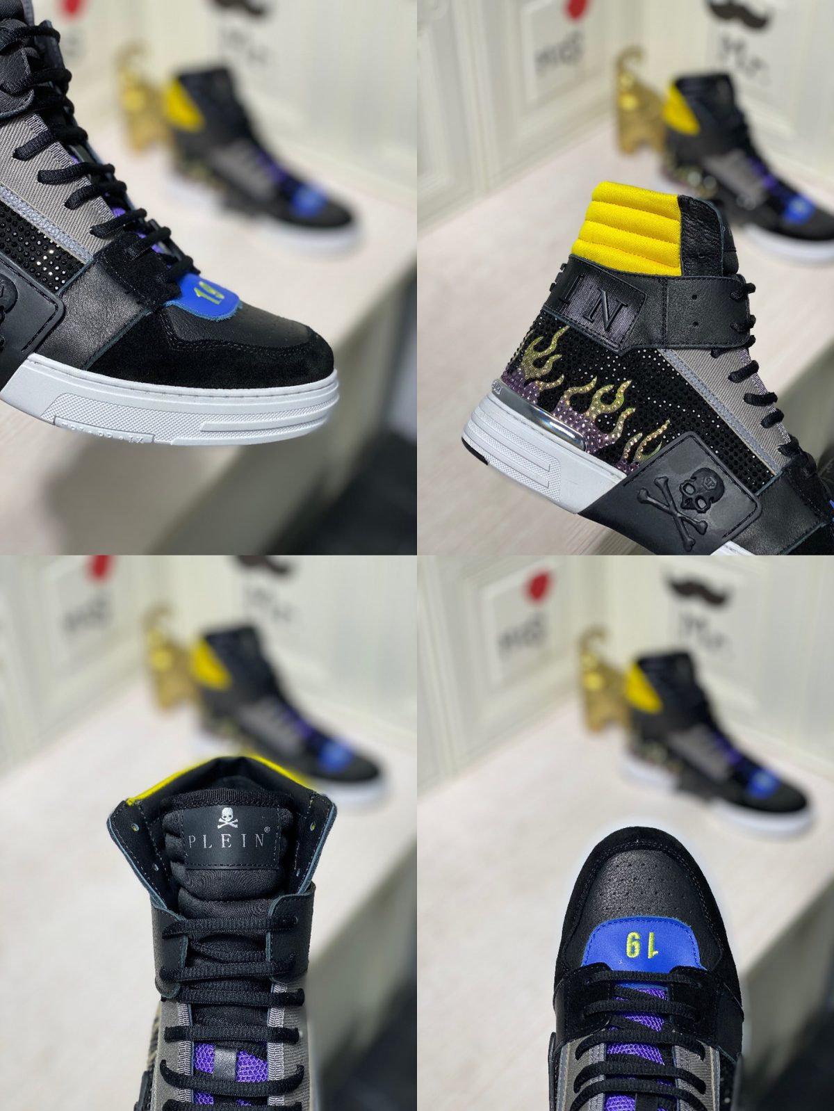 Philipp Plein Mens Outdoor Sneakers Shoes 38 - 45 - Image 6