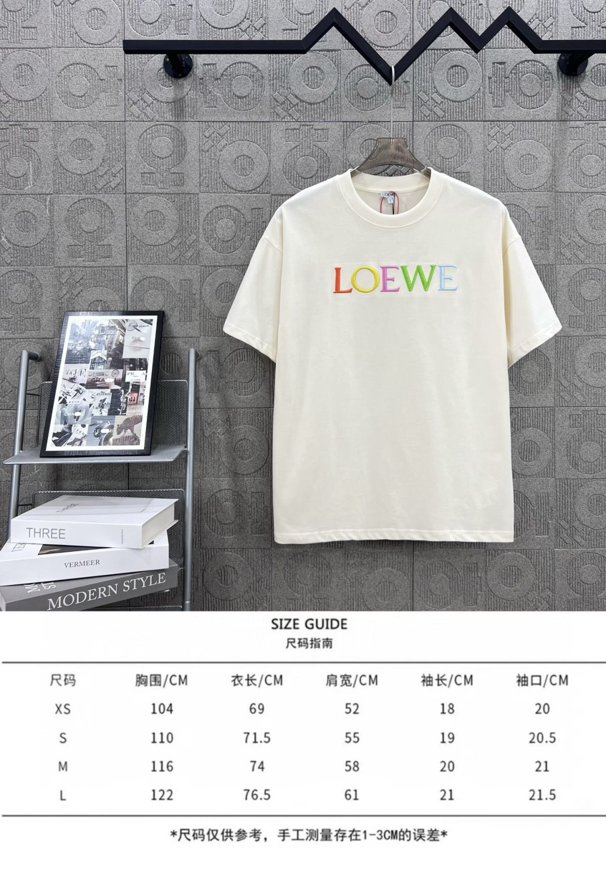 Loewe T Shirt  Embroider Logo Size XS-L - Image 10
