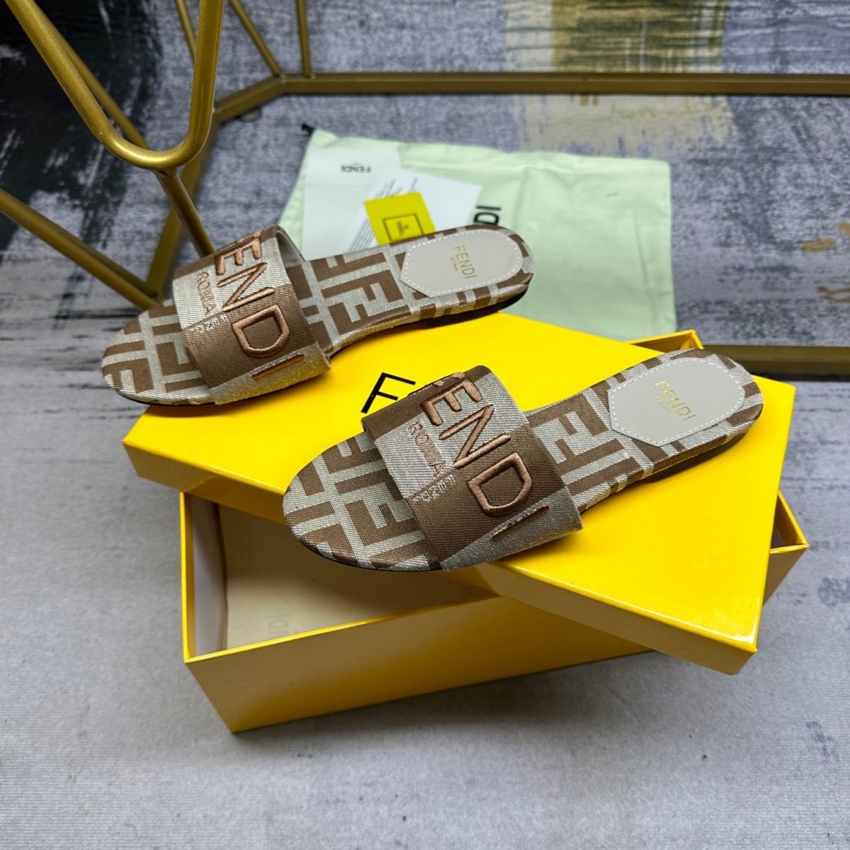 Fendi Slippers Size 36-42 - Image 1