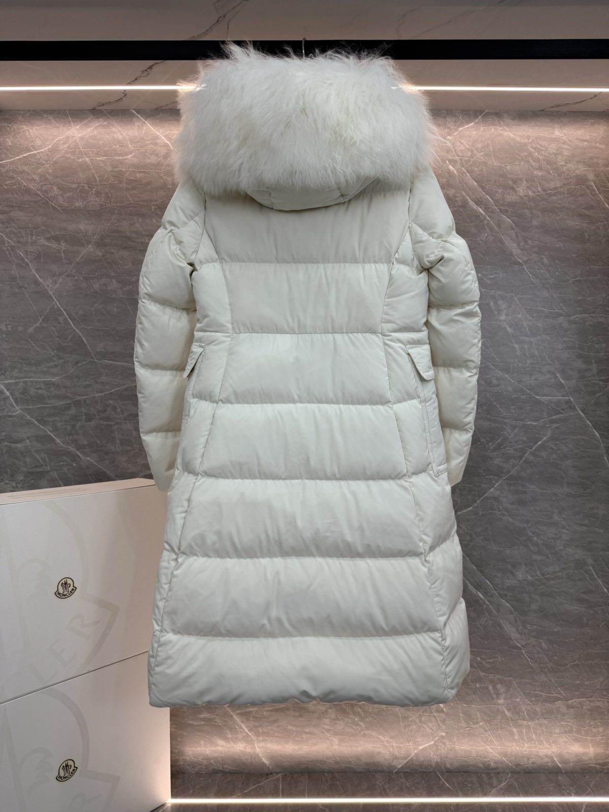 Moncler Women Bosona Long Down Jacket Size S-XL - Image 10