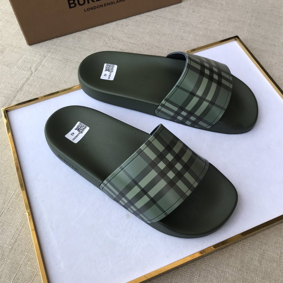 Burberry Mens Women Sandals Gr. 36-46 - Image 1