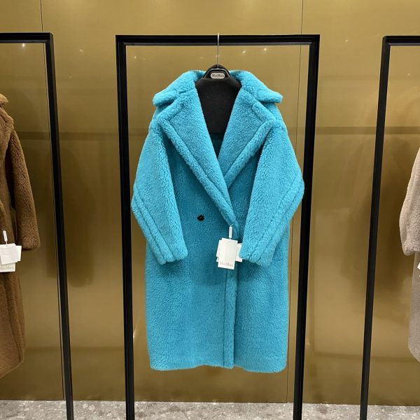 Max Mara Teddy fur long coat Size XS-M