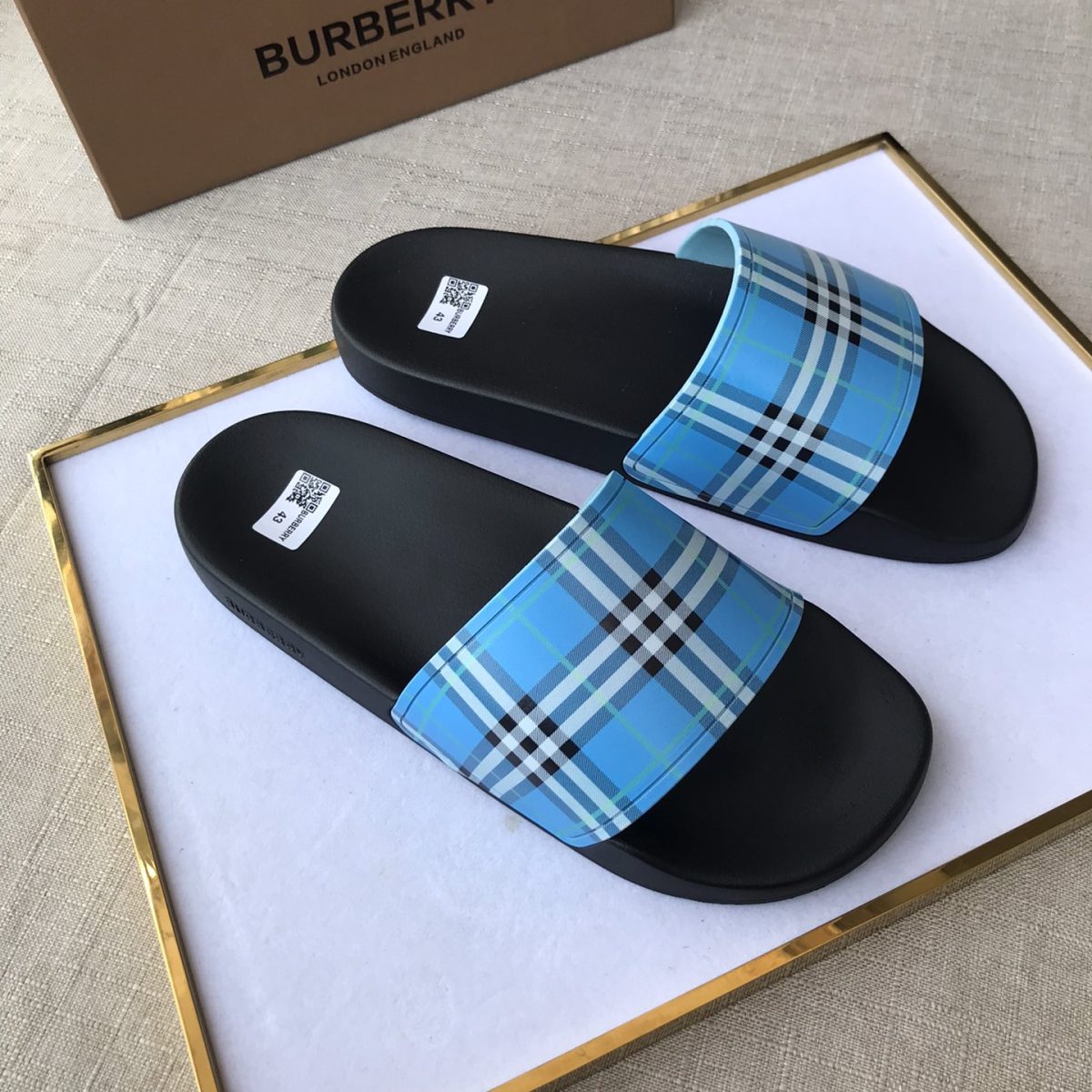 Burberry Mens Women Sandals Gr. 36-46 - Image 1