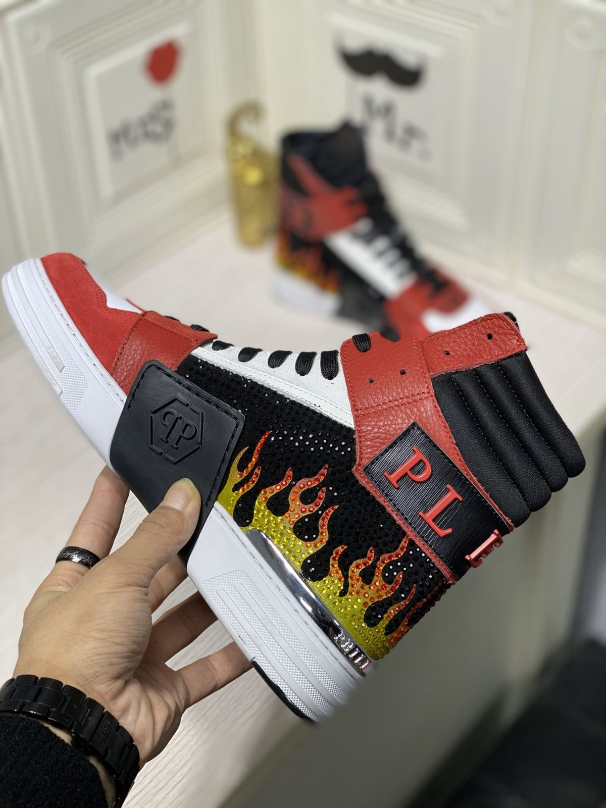 Philipp Plein Mens Outdoor Sneakers Shoes 38 - 45 - Image 4