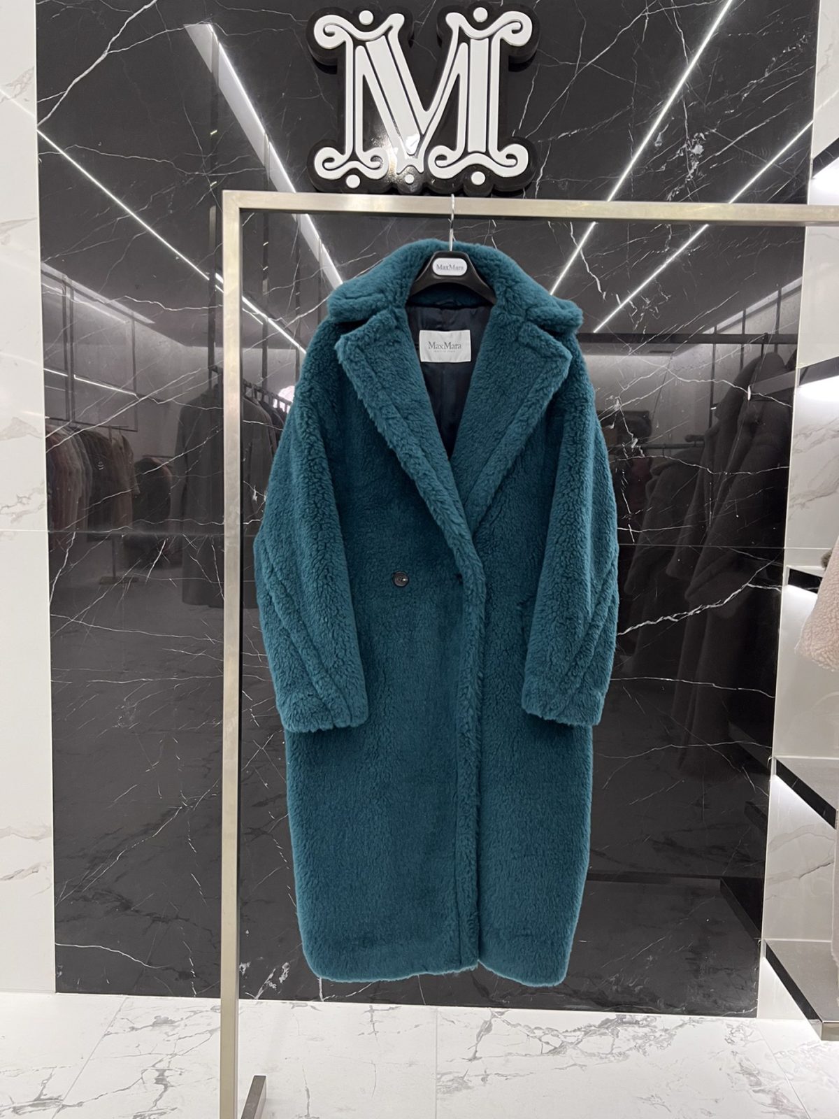 Max Mara Teddy fur long coat Size XS-M - Image 1