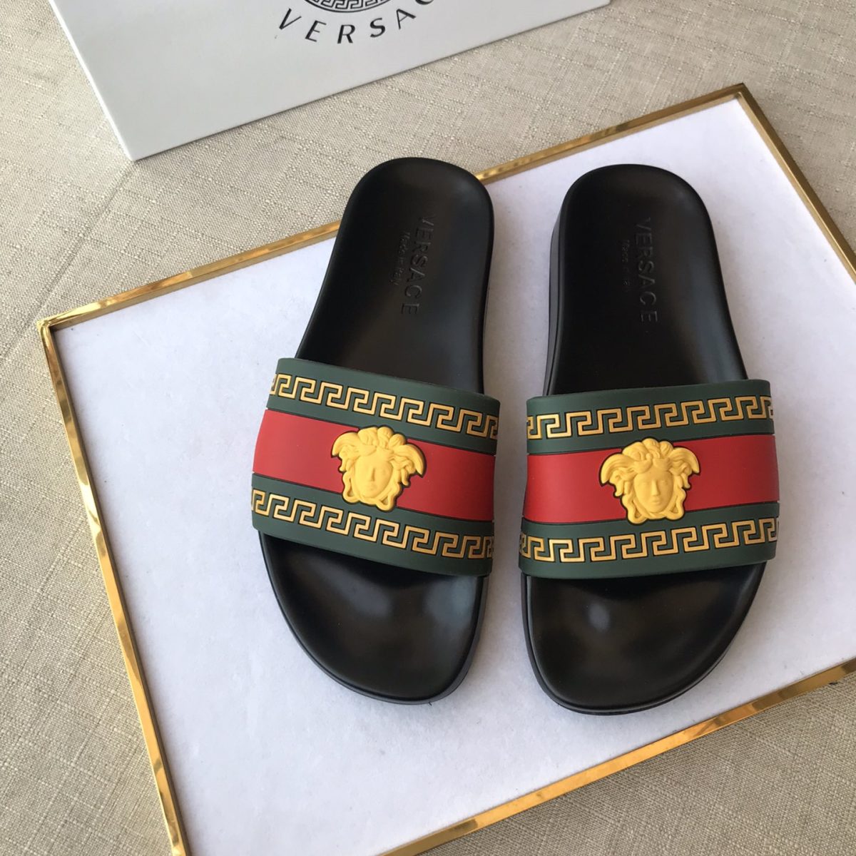 Versace Mens Women Sandals Gr. 36-46 - Image 2