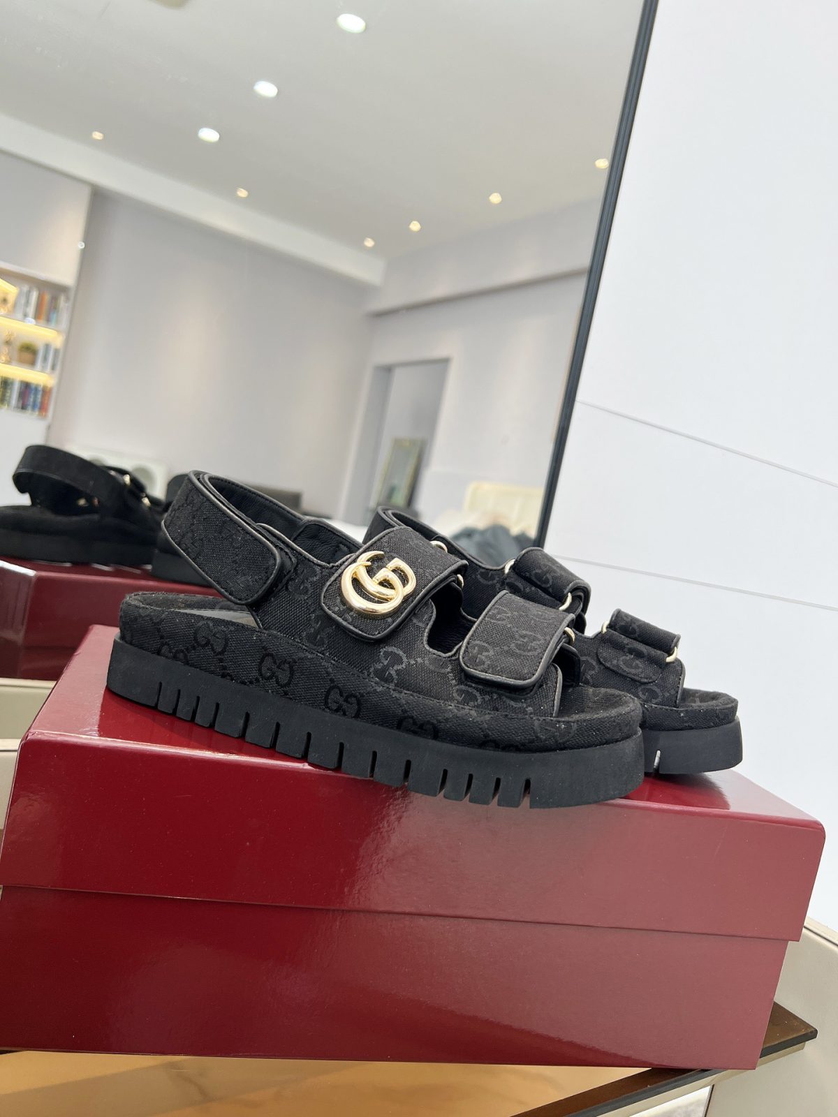 Gucci Women Thick soled Sandals Size 35-41 - Image 5