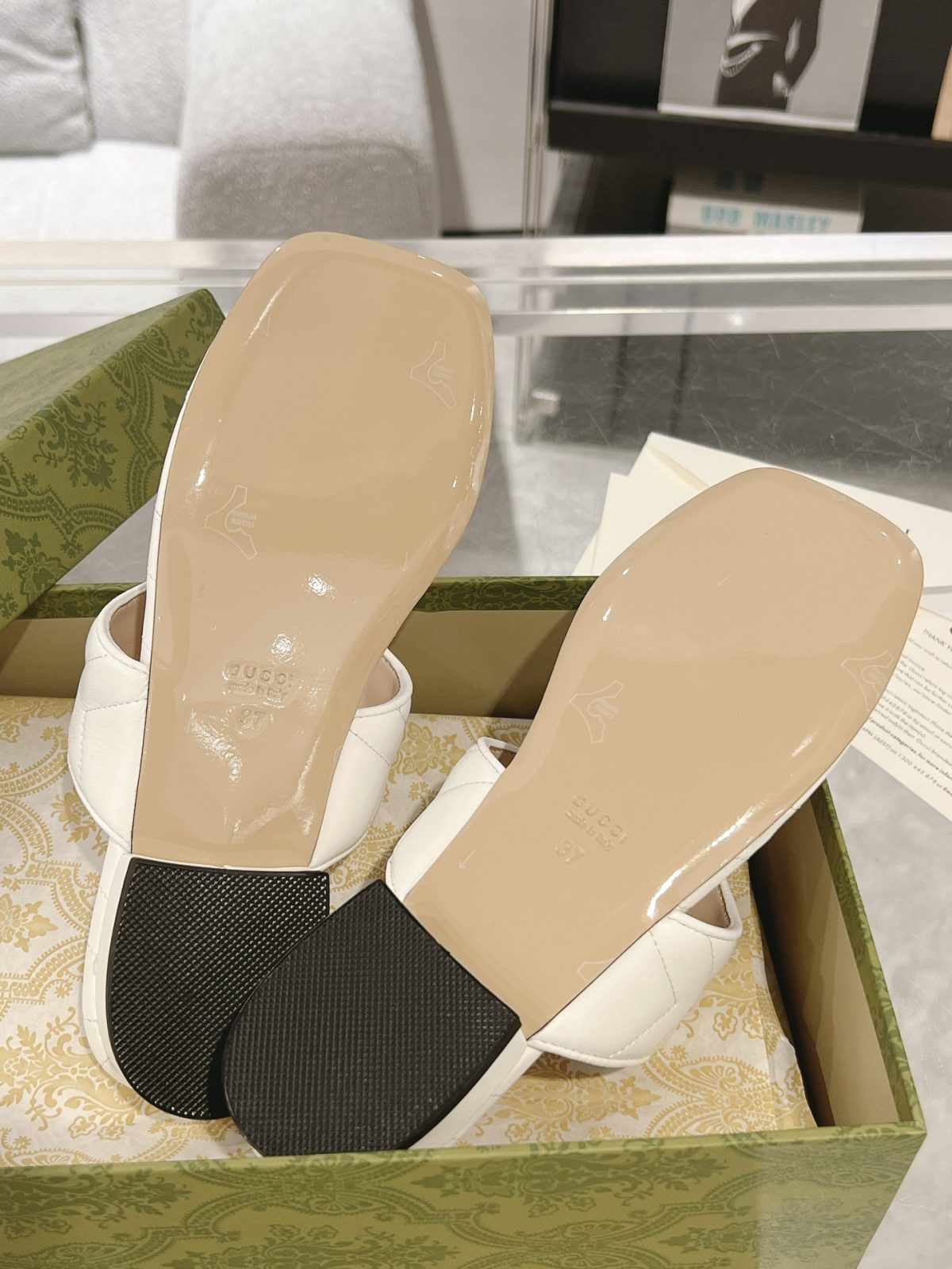 Gucci GG Marmont Slippers Size 36-41 - Image 9