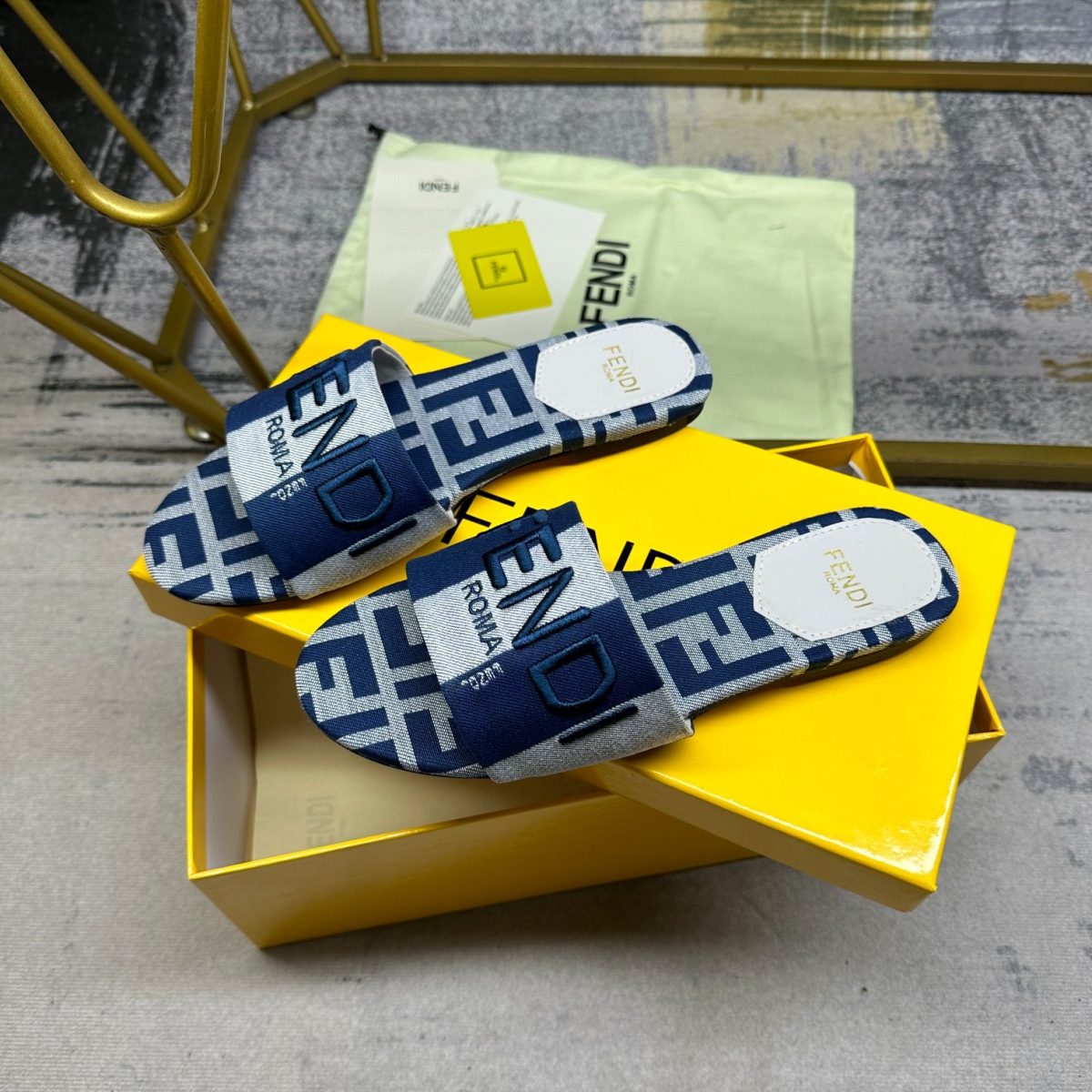 Fendi Slippers Size 36-42 - Image 1