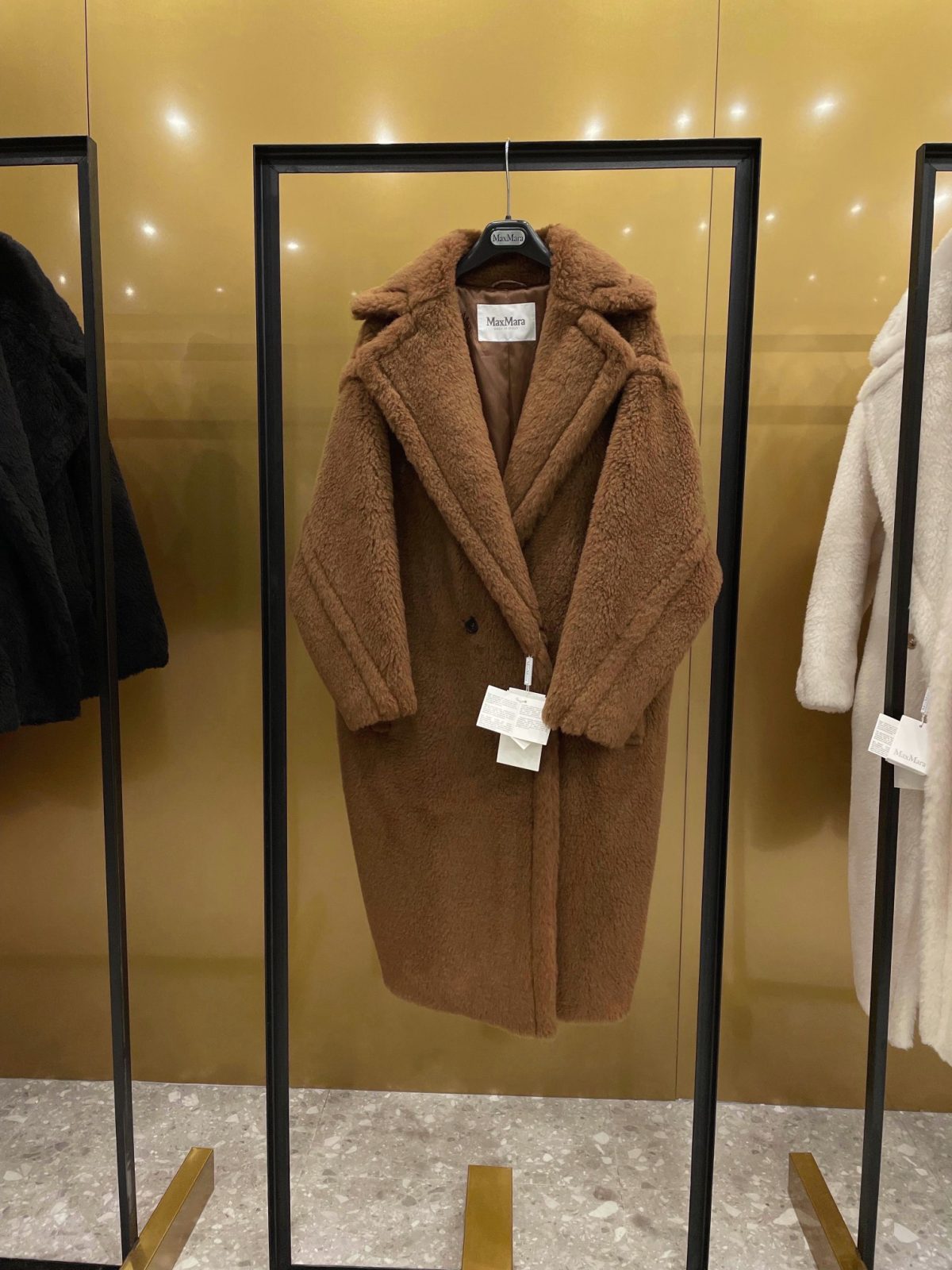 Max Mara Teddy fur long coat Size XS-M - Image 1