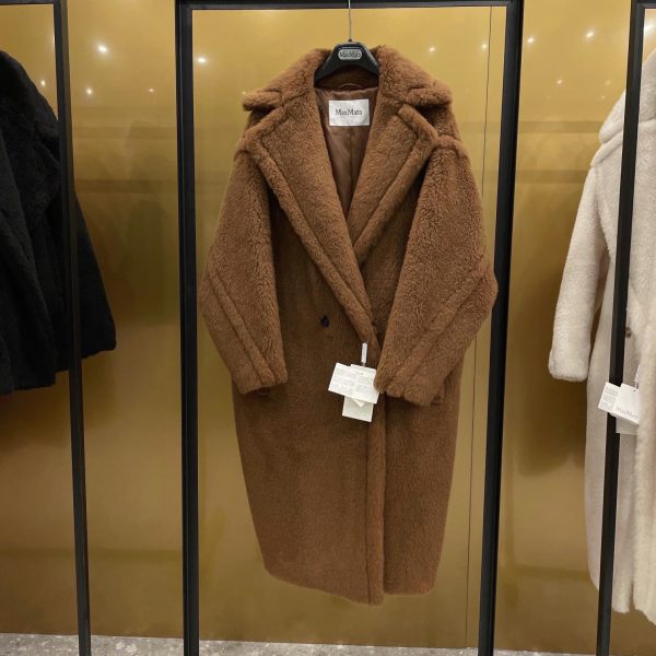 Max Mara Teddy fur long coat Size XS-M