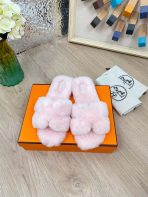 Hermes 23fw Women Winter Slippers Size 36-40 - Image 2