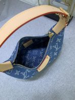 Louis Vuitton M82949 Hills Pochette Monogram Denim Denim Cowboy Shoulder Bags Size 20.5*6*16cm - Image 9