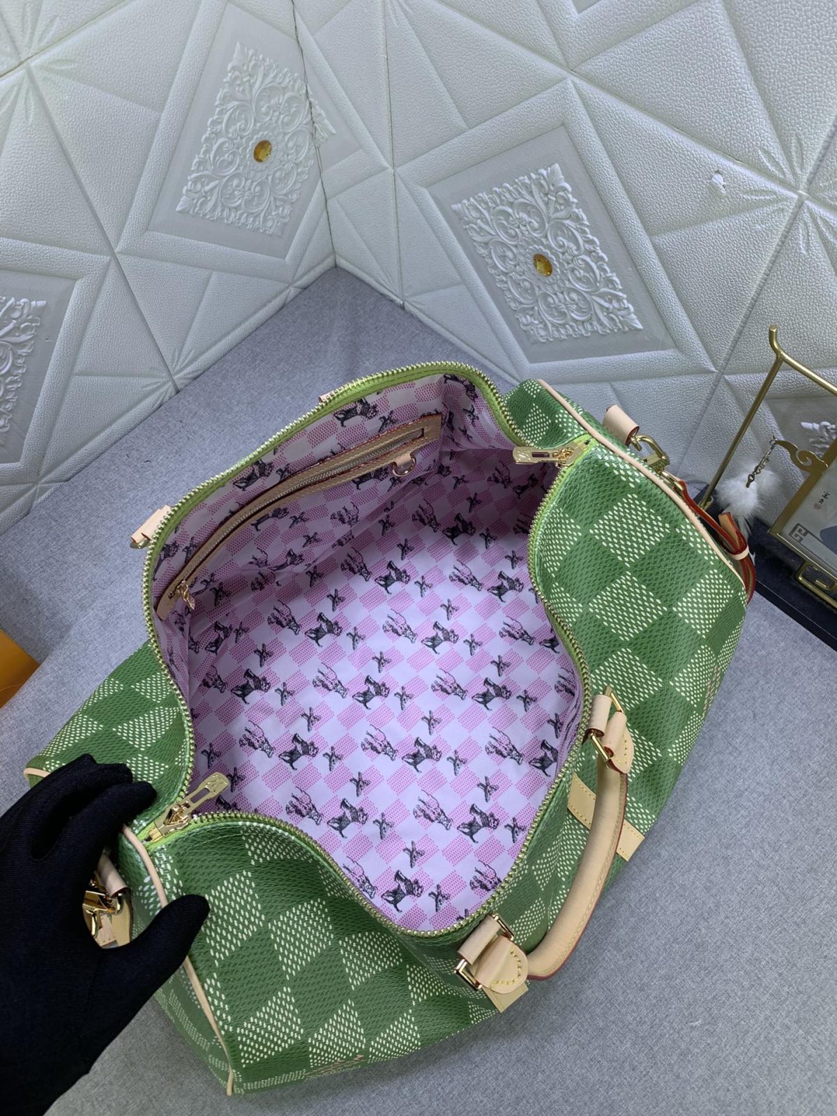 Louis Vuitton Damier Golf keep all bandou lier 50 Travel Bags Size 50*29*23cm - Image 9