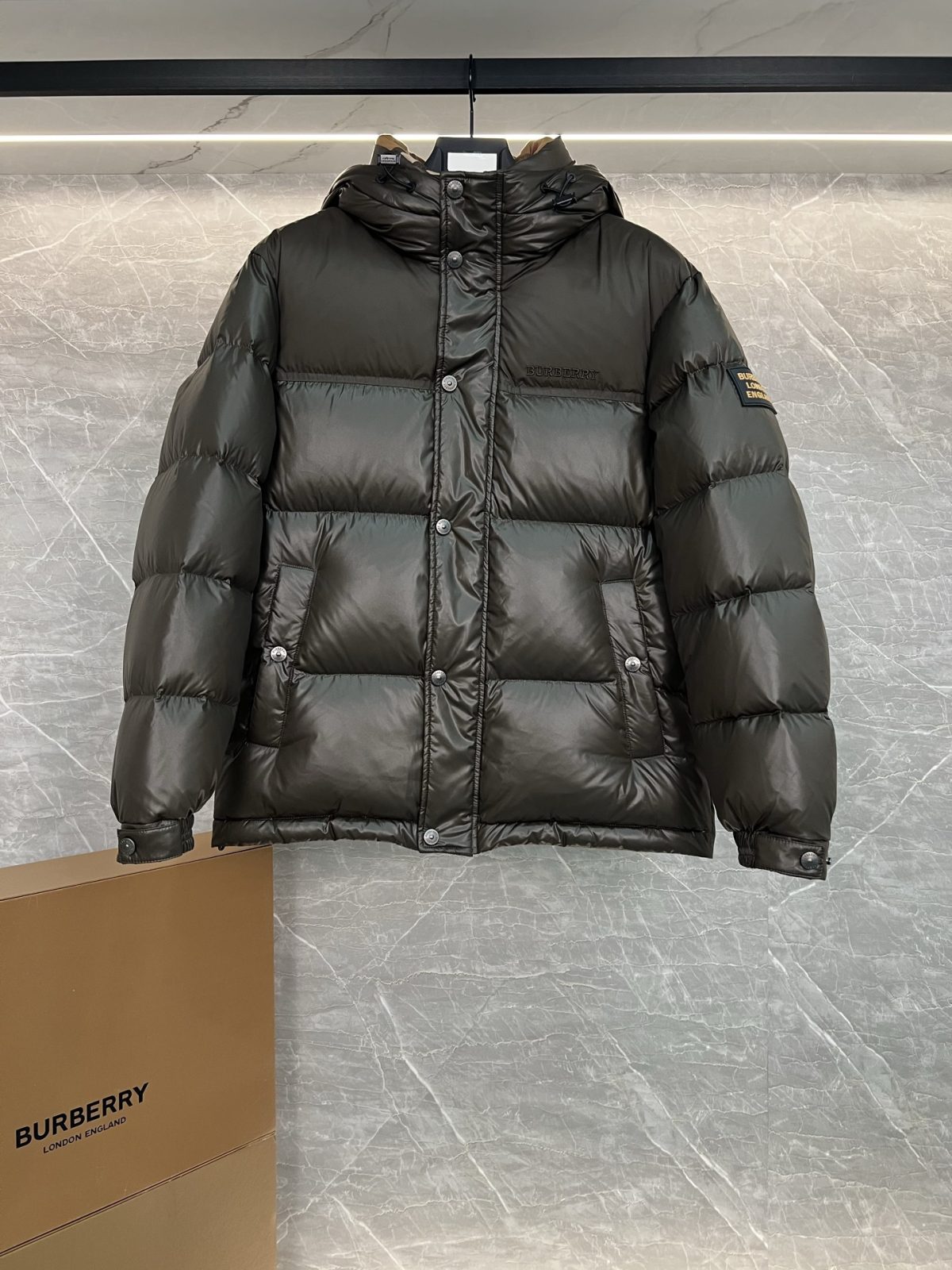 Burberry Winter Down Jacket Size S-XXL - Image 1