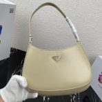 Prada 1BC499 Cleo Brushed Leather Shoulder Bags Size 27*22*6cm - Image 6