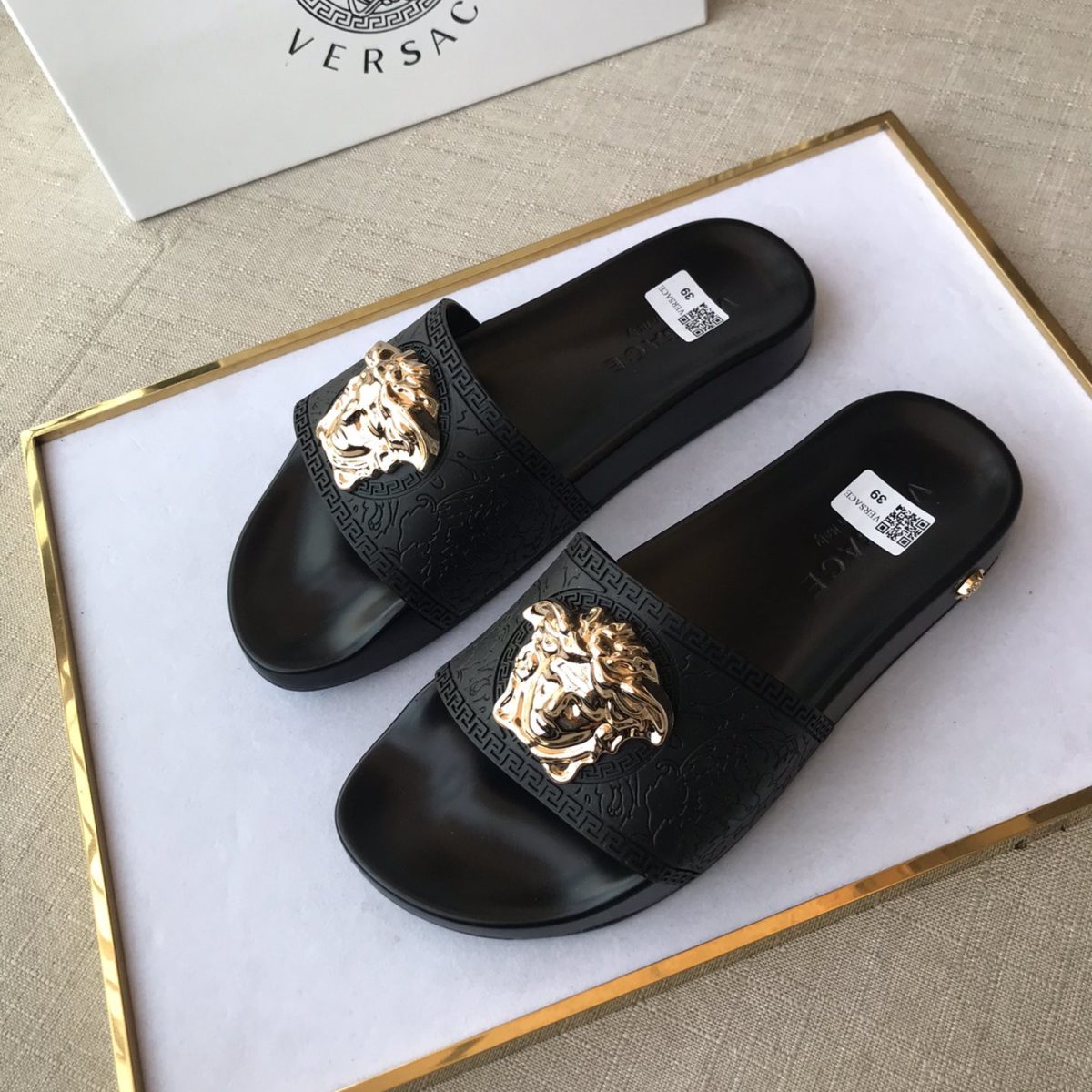 Versace Mens Women Sandals Gr. 36-46 - Image 3
