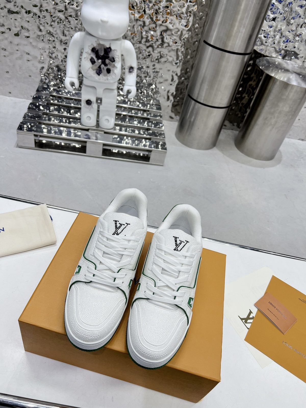 Louis Vuitton LV Trainer Diamond Sneaker Size 36-46 - Image 2