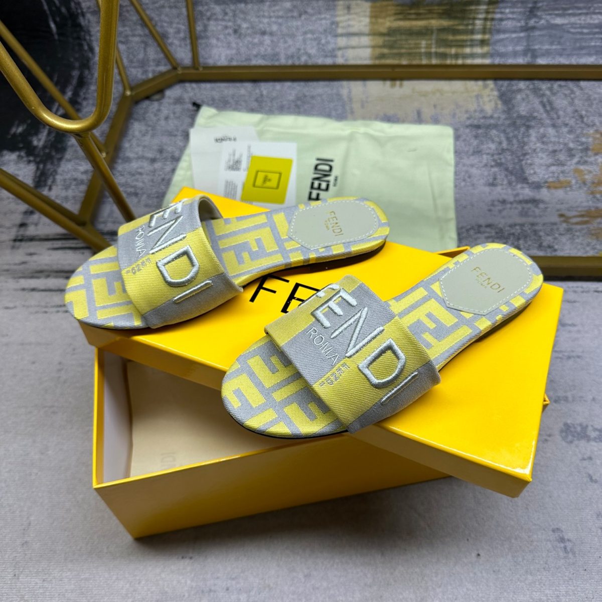 Fendi Slippers Size 36-42 - Image 1