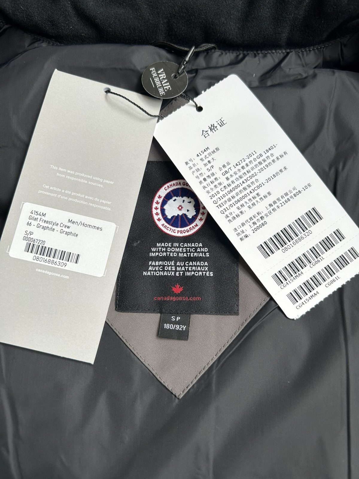 Canada Goose E20 Freestyle Vest-WD Men Winter Vest Size S-XXL - Image 8