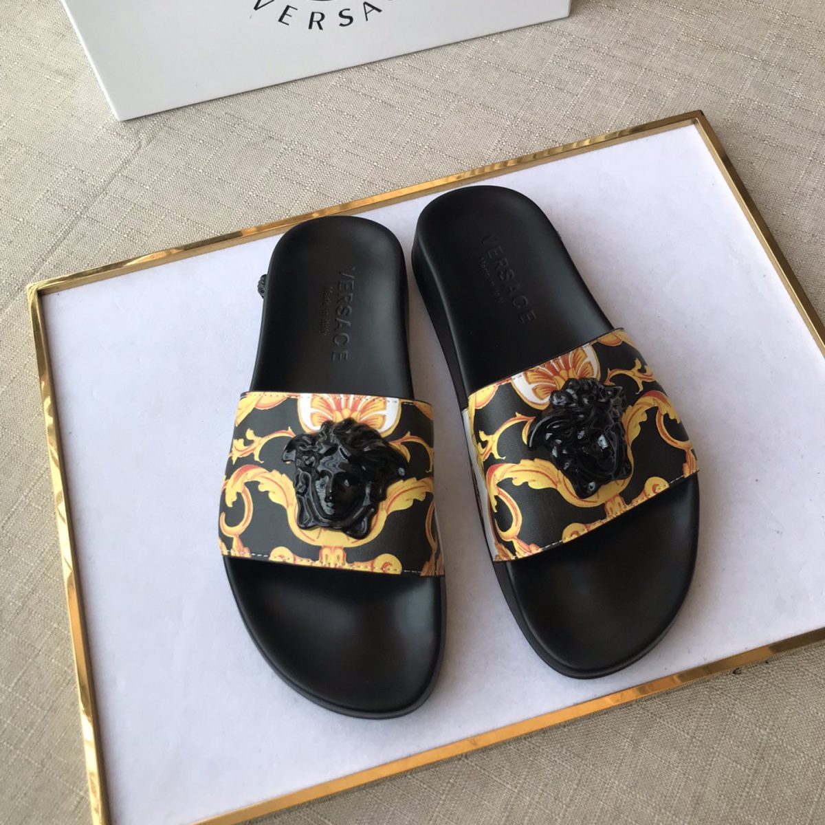 Versace Mens Women Sandals Gr. 36-46 - Image 2