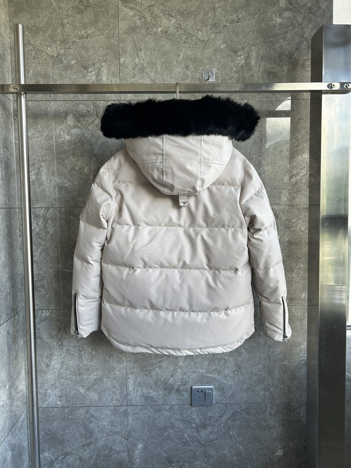 Moose Knuckles 06 Men Winter Jacket Size S-XXL Beige - Image 2