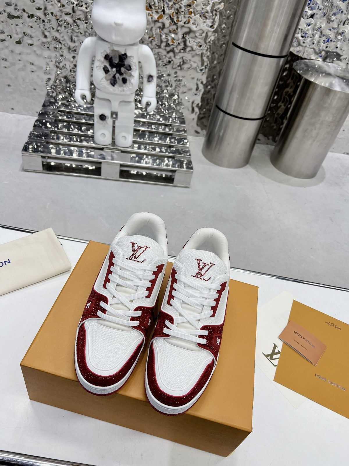 Louis Vuitton LV Trainer Diamond Sneaker Size 36-46 - Image 2