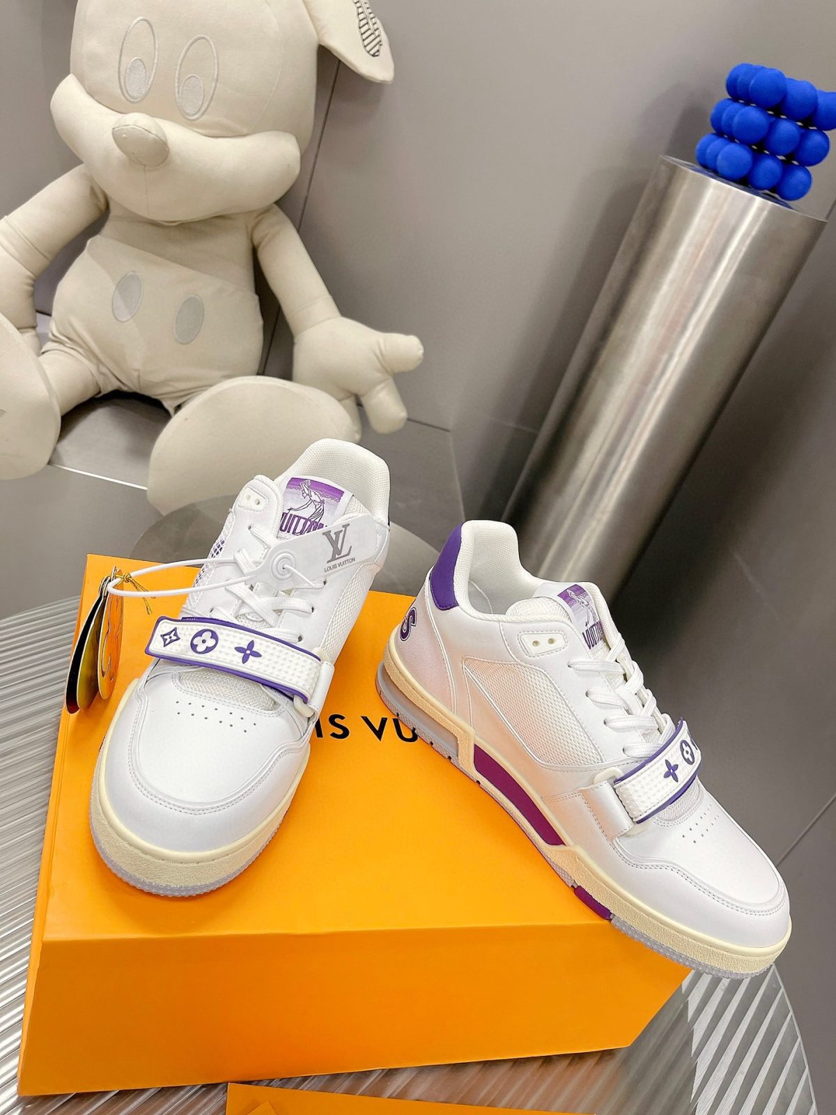 Louis Vuitton LV Trainer Velcro Strap Sneaker Size 36-46 - Image 3
