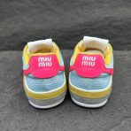 MiuMiu Suede leather and fabric Sneaker Size 35-40 - Image 8