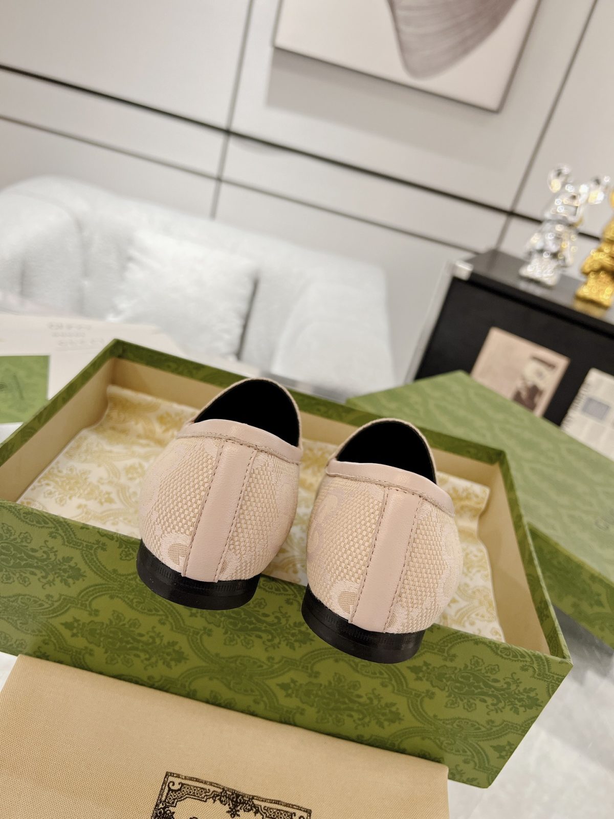 Gucci Jordaan GG Flora Loafers Size 35-41 - Image 9