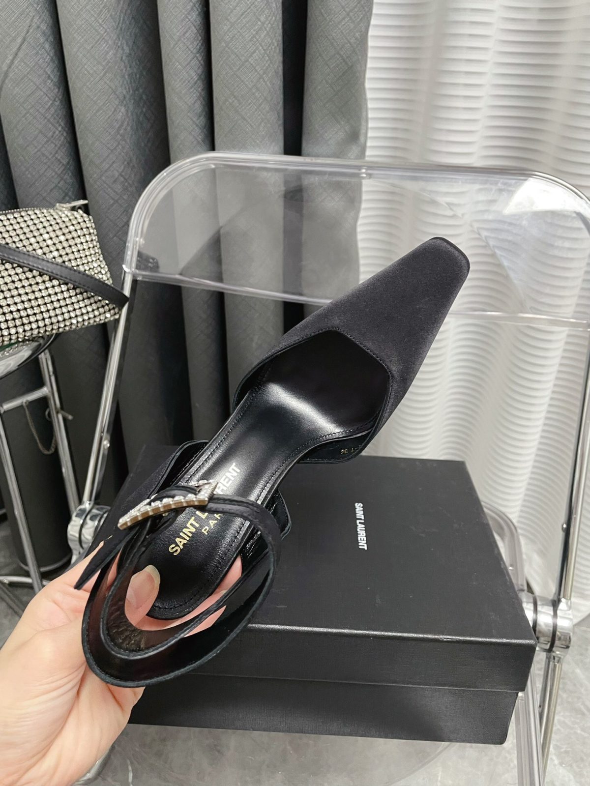 YSL Fanny Slingback Pumps Size 35-40 - Image 6