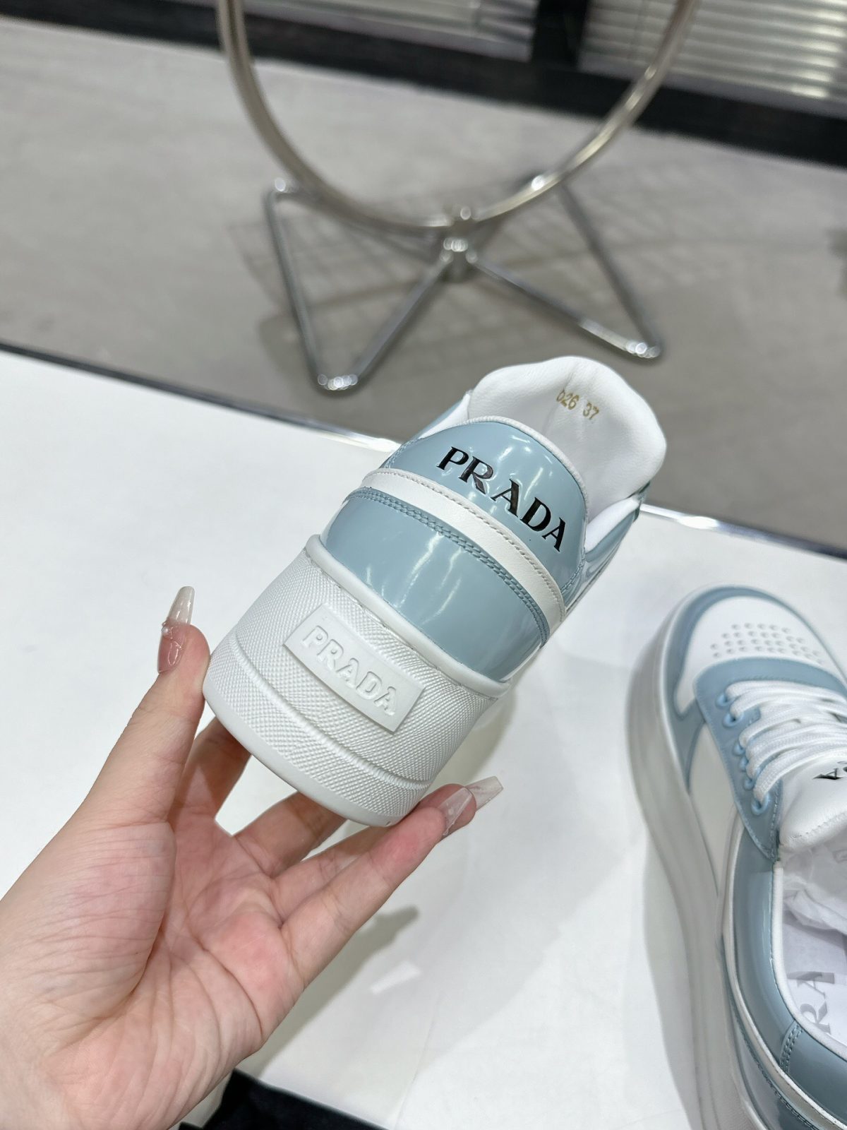 Prada 2024 New Downtown Bold leather Sneaker Size 36-41 - Image 7