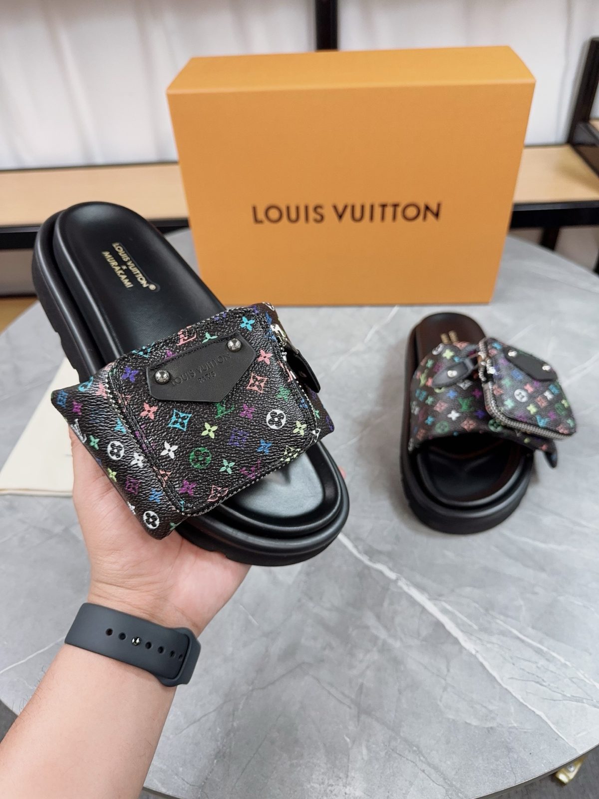 Louis Vuitton Pool Pillow Flat Comfort Slippers Size 36-46 - Image 5