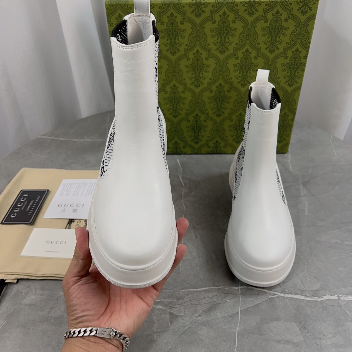 Gucci 23fw New Boots Unisex Size 35-46 - Image 4