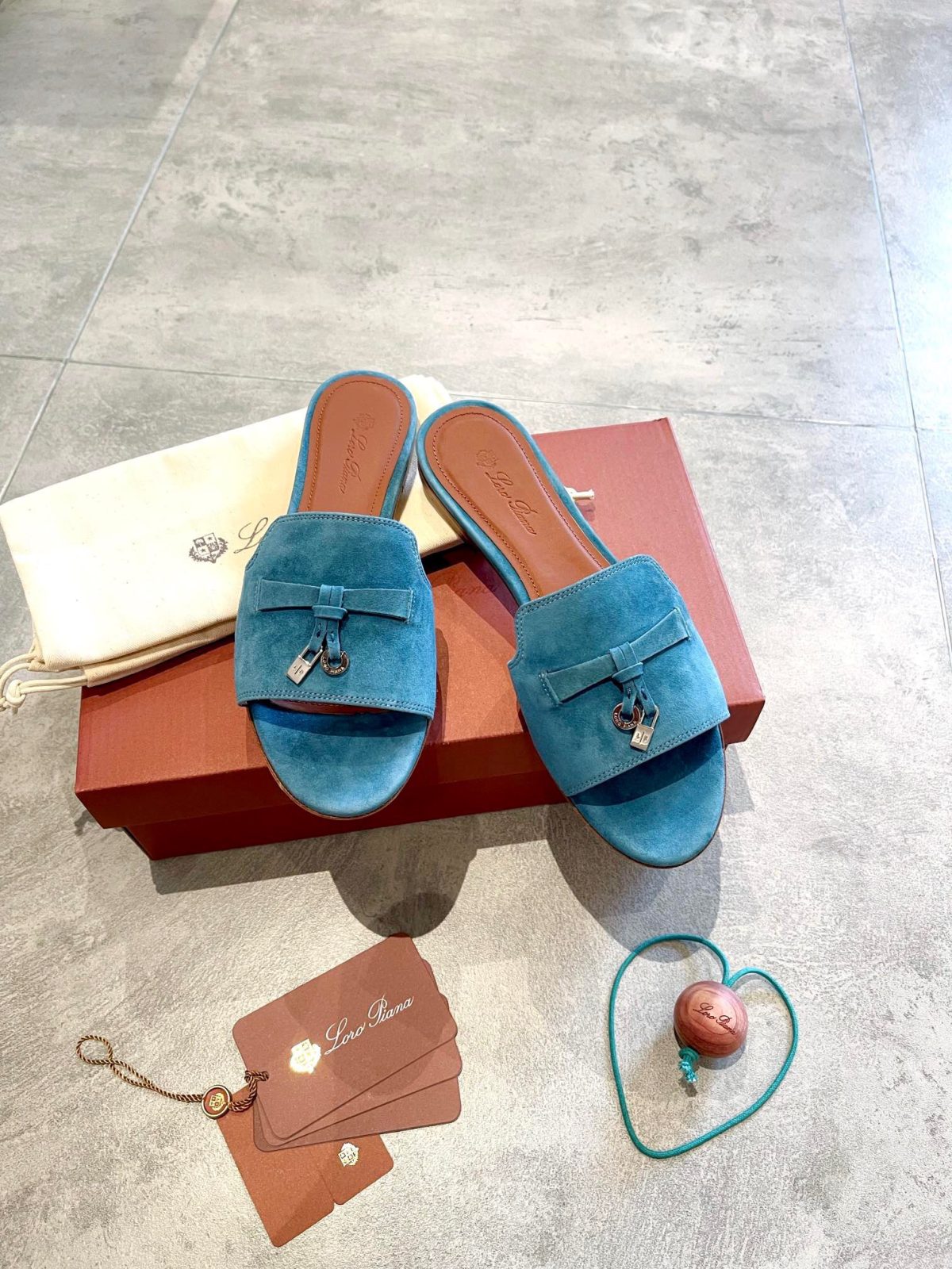 Loro Piana Charms Slipper Women Slippers Size 36-41 - Image 5