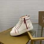 Christian Louboutin Louis the Lips High-Top Sneaker Size 36-46 - Image 3
