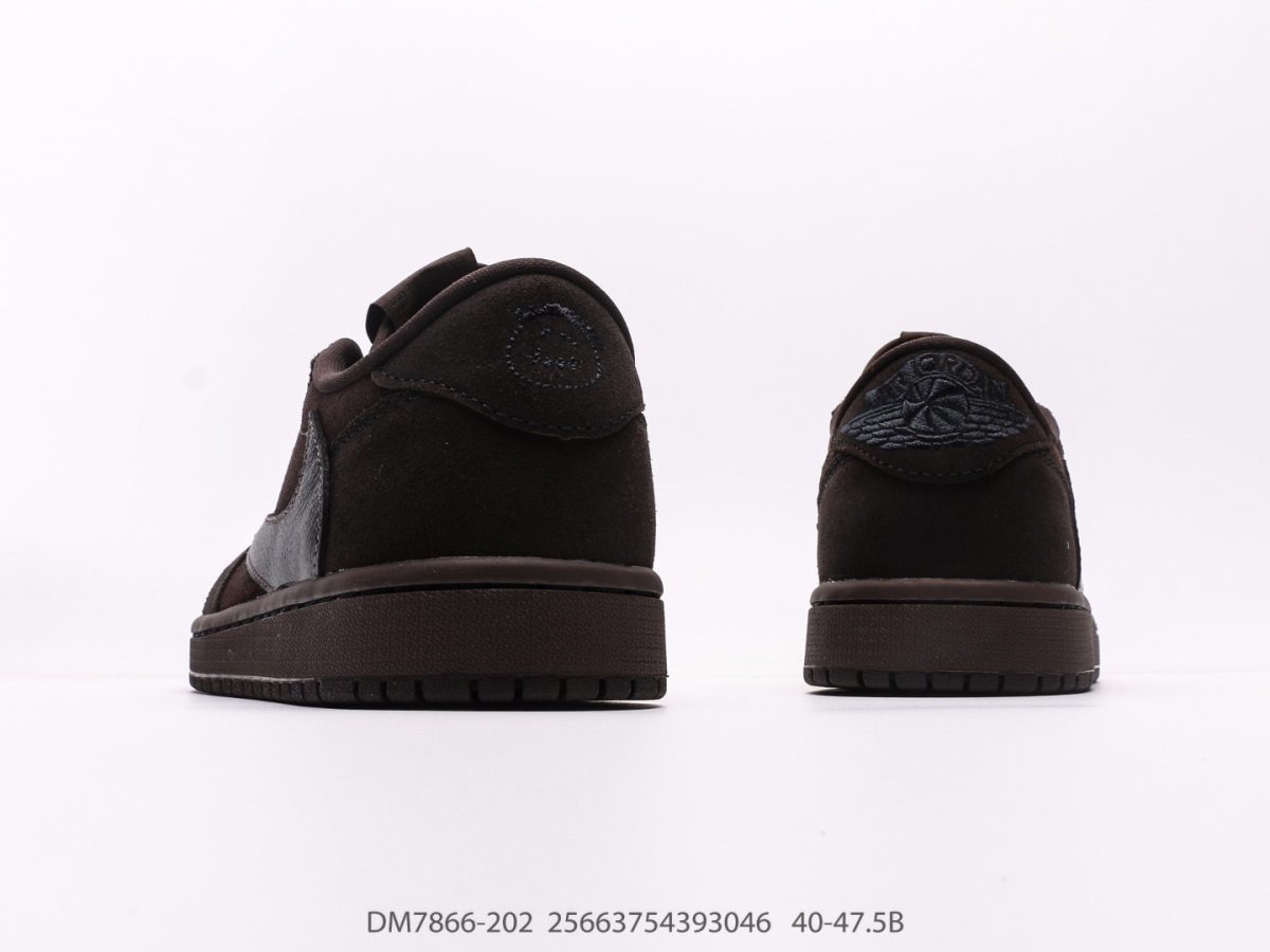 Nike Air Jordan 1 Veet Brown x Travis Scott Low OG Sneaker Size 36-46 - Image 2