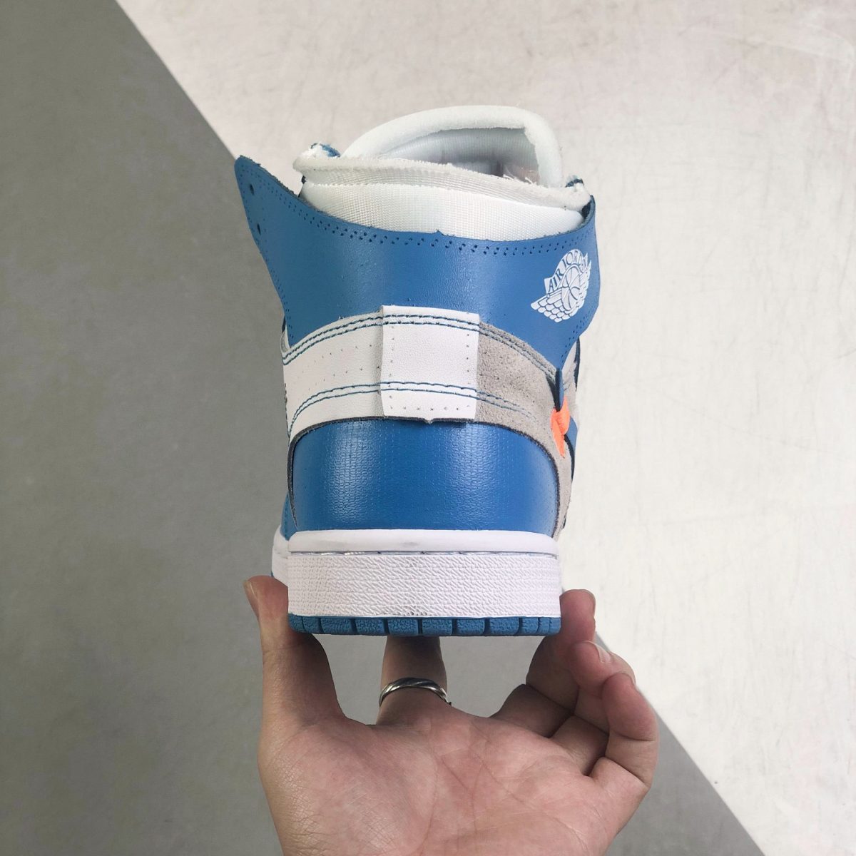 Nike Air Jordan 1 x OFF White High Top Sneakers Shoes Gr. 36-46 - Image 7