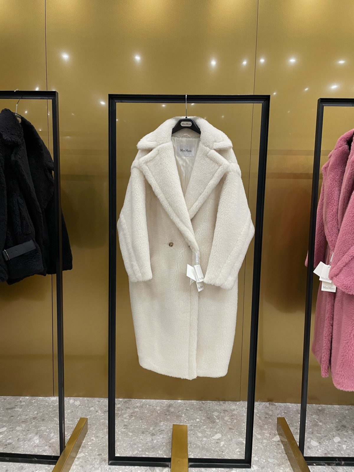 Max Mara Teddy fur long coat Size XS-M - Image 1