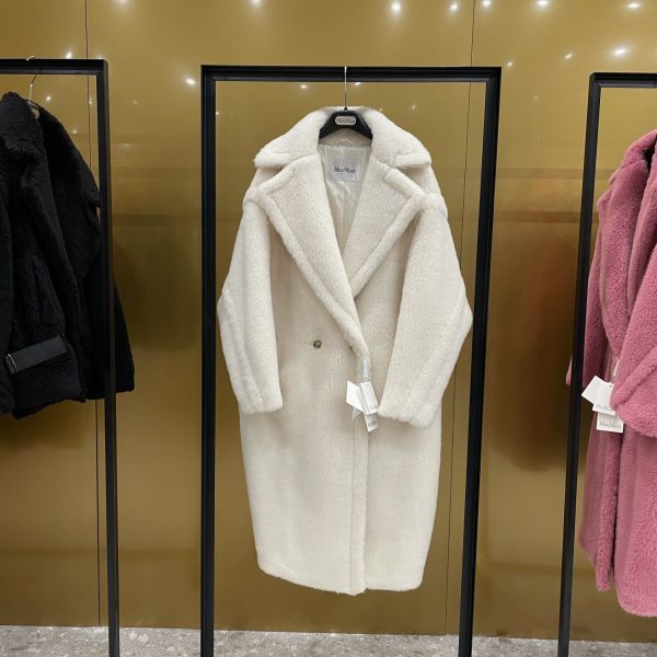 Max Mara Teddy fur long coat Size XS-M