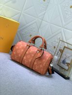 Louis Vuitton Monogram Eclipse Reverse Keepall 25 Travel Bags Size 25*15*11cm - Image 2