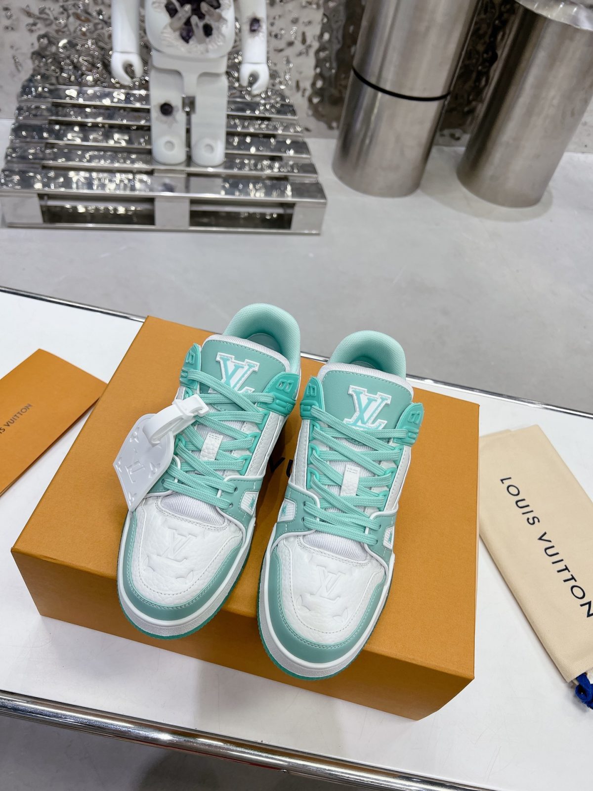 Louis Vuitton Trainer Monogram denim Sneaker Size 36-46 - Image 2