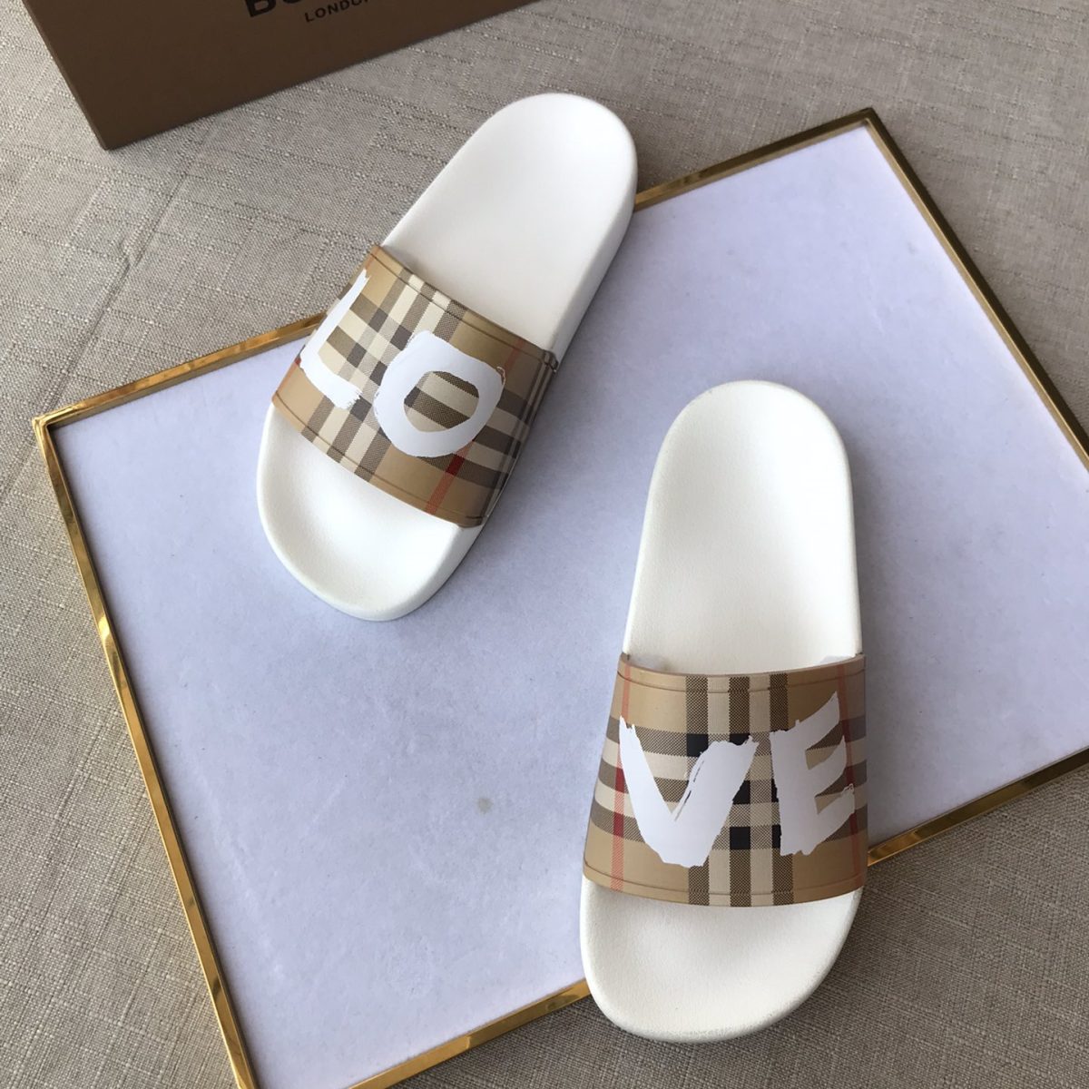 Burberry Mens Women Sandals Gr. 36-46 - Image 7
