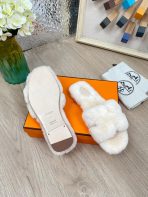 Hermes 23fw Women Winter Slippers Size 36-40 - Image 8