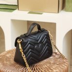 Gucci GG Marmont Top Handle Bags for Women Size 21*15.5*8cm - Image 5
