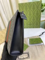 Gucci New GG Supreme Pouch Size 26*20*6cm Style 475316 - Image 5