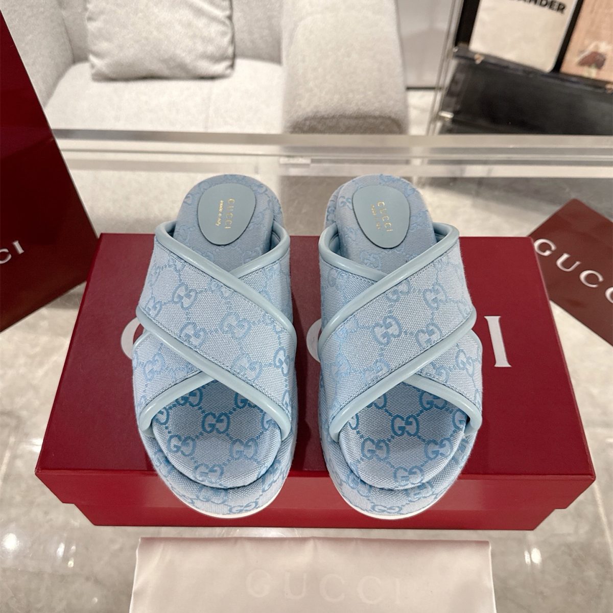 Gucci Platform Sandal Slippers Size 36-44 - Image 1